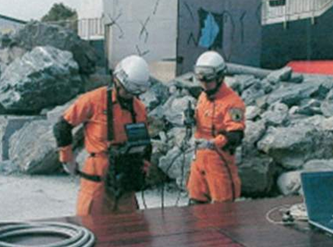 Aplicação de novas tecnologias como endoscópios industriais no resgate pós-terremoto